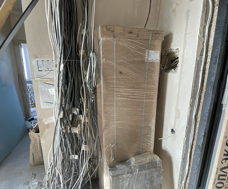 монтаж щита в умном доме